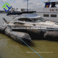 Marine airbags around floating dock/platform